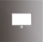Накладка стандарта TAE для розеток USB, HDMI, аудио, сталь, серия R98