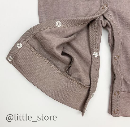 Слип хлопковый "Basic" Какао, открытые ножки