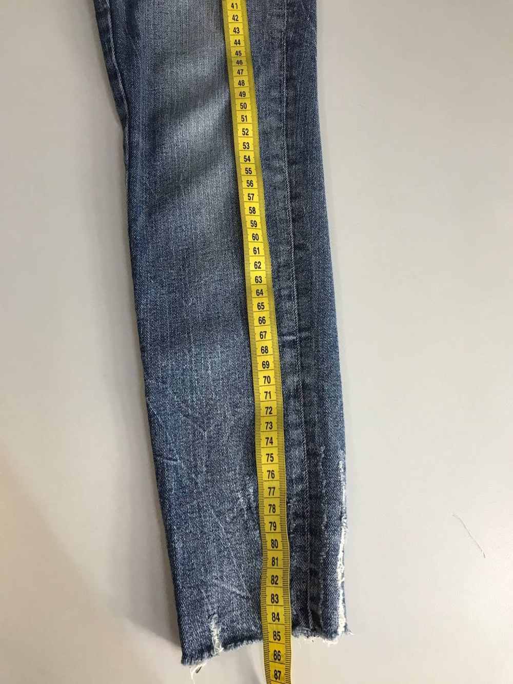 Джинсы Zara зауженные, маркировка 34, визуально 40 размер