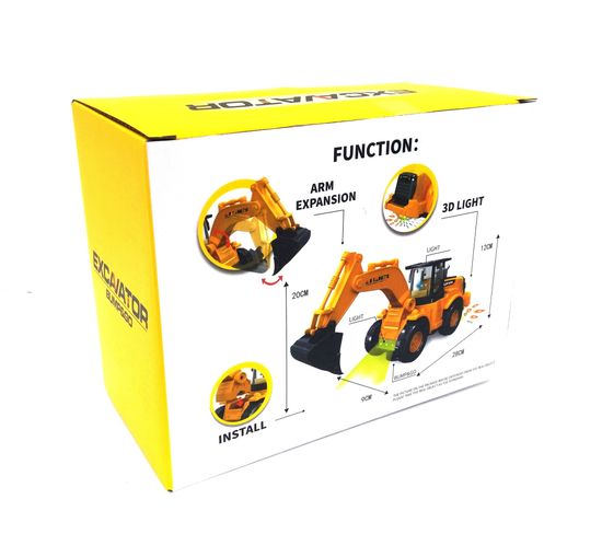 Музыкальный Экскаватор на колесах