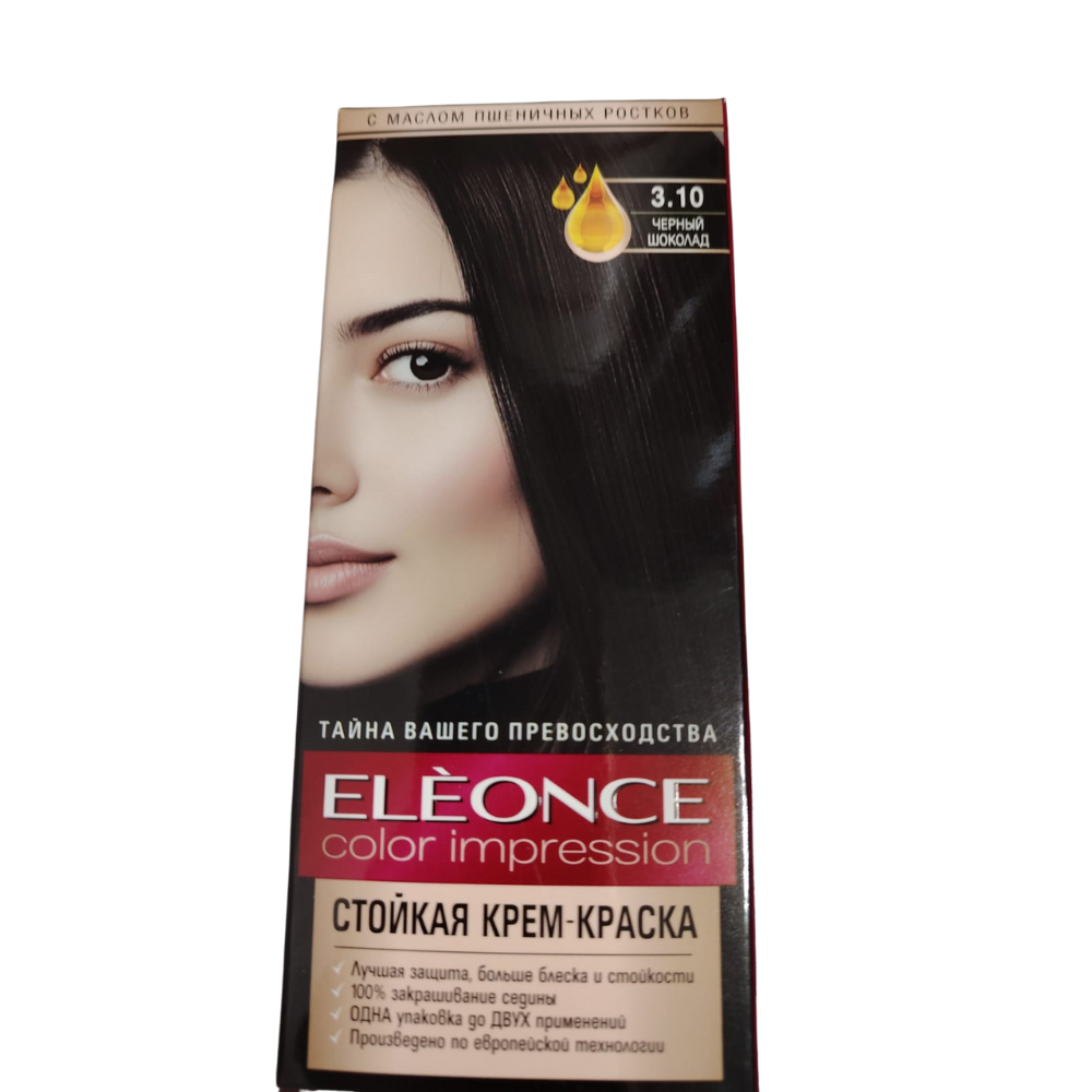 Краска для волос Eleonce №3.10 Черный шоколад 25 мл