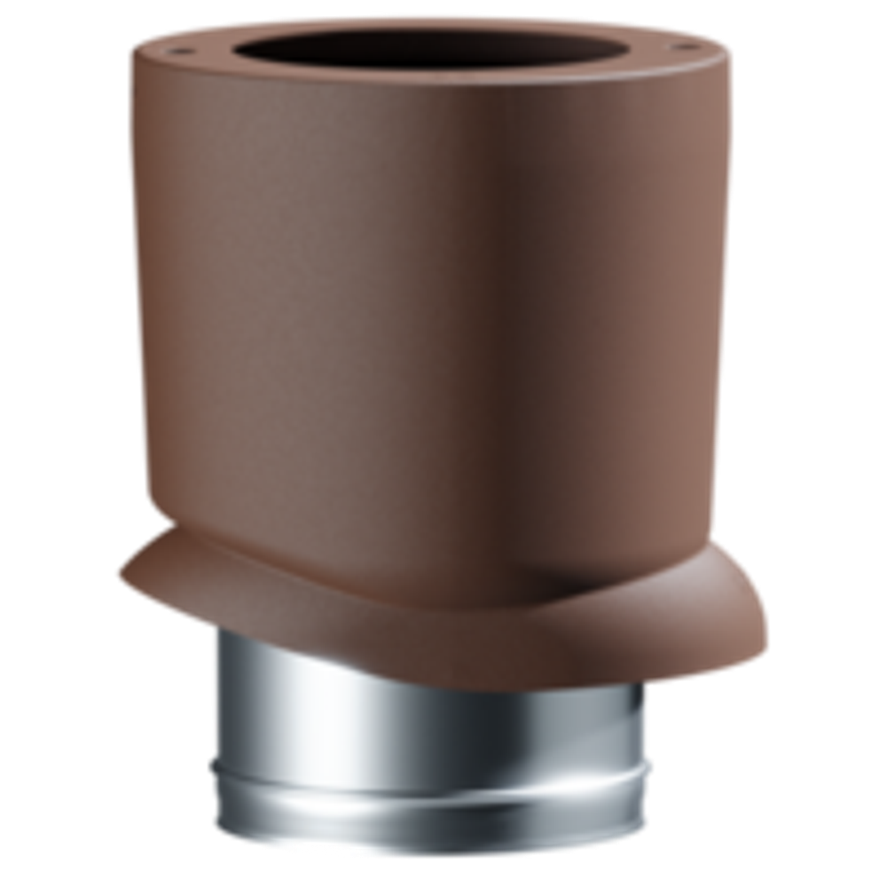 Docke PREMIUM/ Выход вентиляционный ИЗЛ-125/700/ Труба/ Светло-коричневый