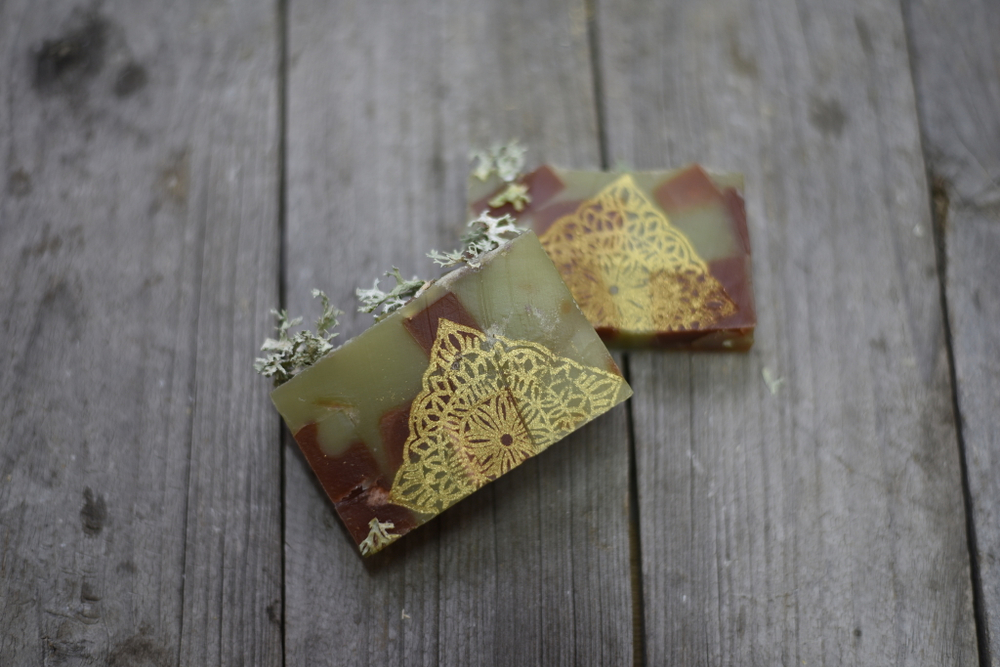 Глицериновое мыло "Мох и шишки"