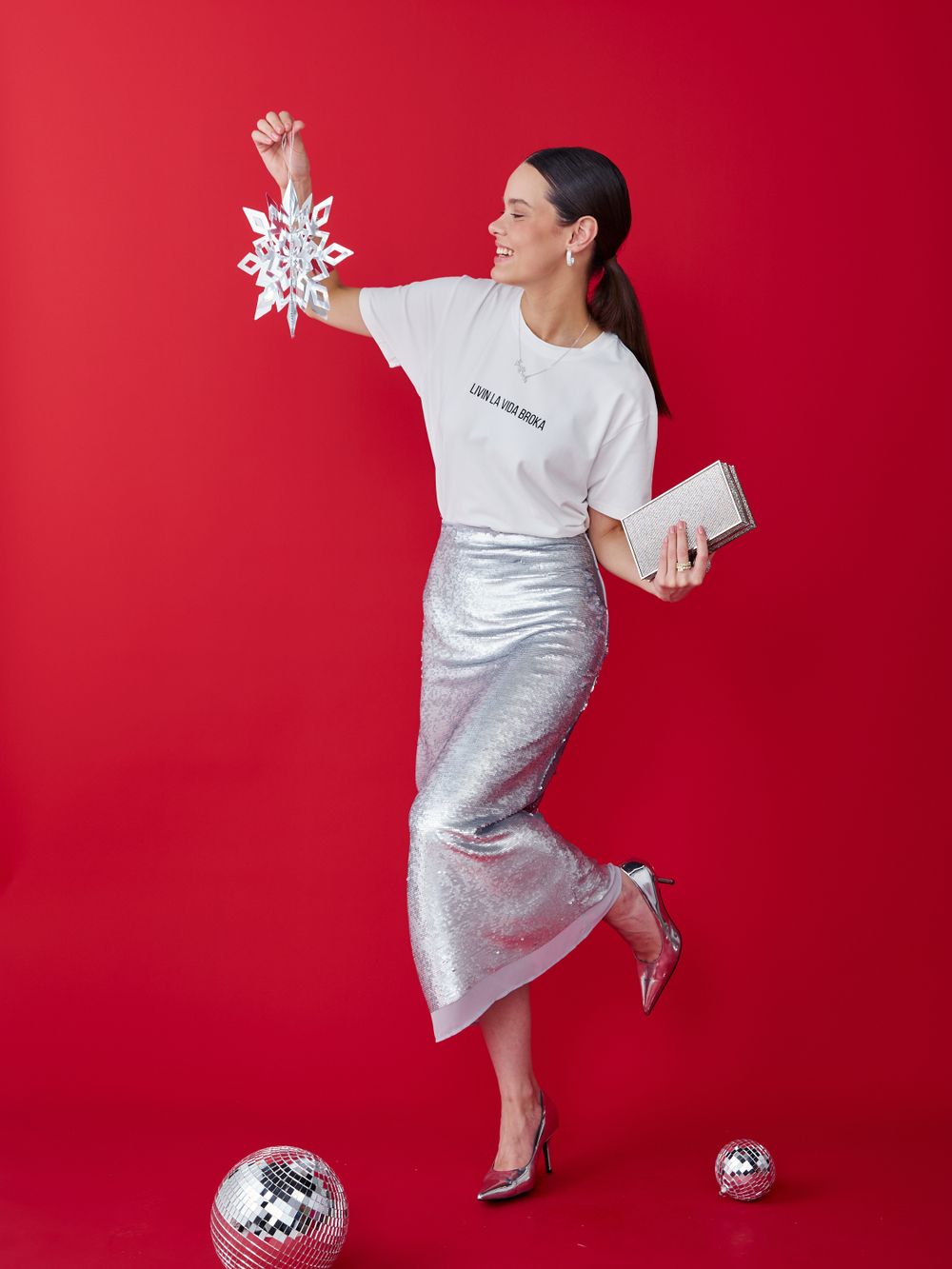 ЮБКА В ПАЙЕТКАХ SILVER