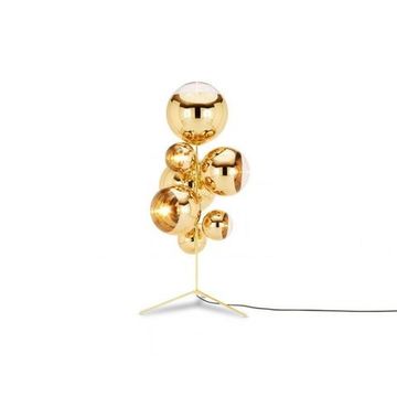 Tom Dixon Mirror Ball Stand Chandalier Gold