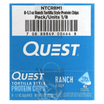 Quest Nutrition, Протеиновые чипсы по-тортильи, ранчо, 8 пакетиков по 32 г (1,1 унции)