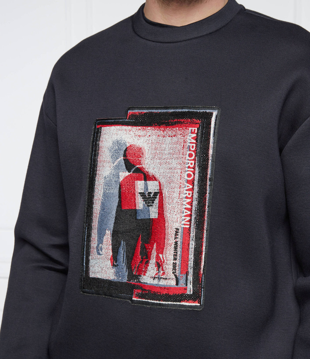 Худи Emporio Armani - темно-синий(6K1M96 1JUWZ)