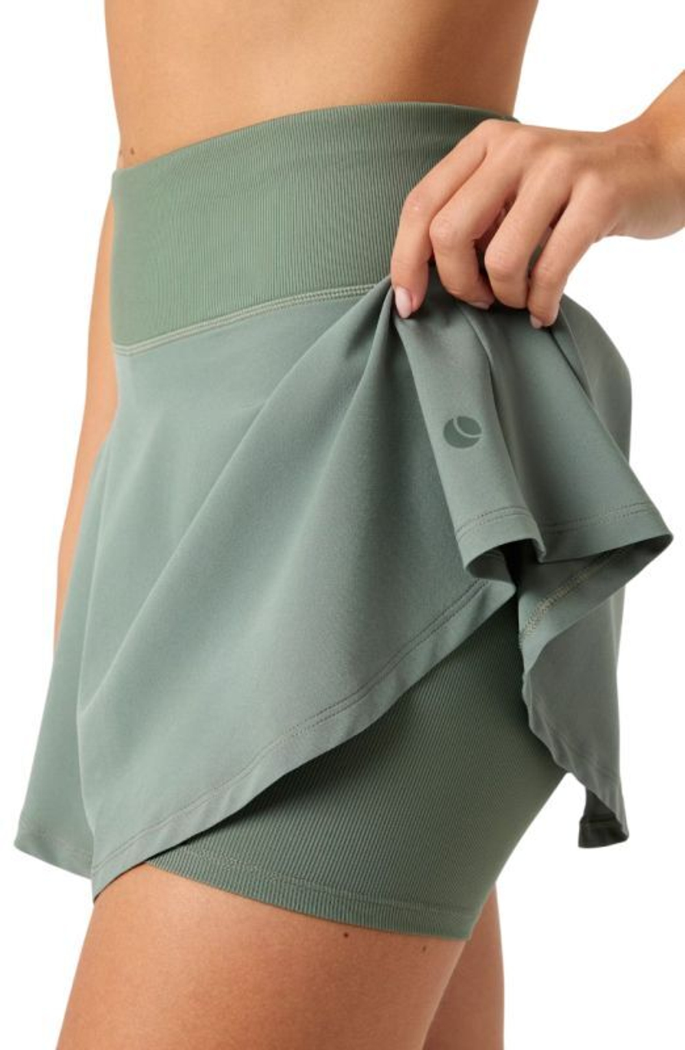 Теннисная юбка Björn Borg Ace Pocket - зеленый