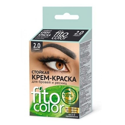 FITO COLOR Крем-краска д/бровей и ресниц Графит 2мл.