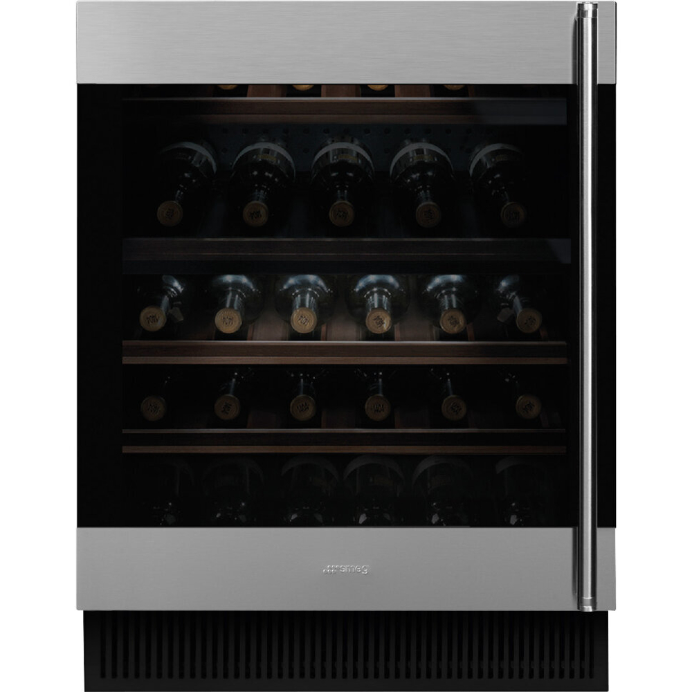 Холодильный шкаф для вина встраиваемый Smeg CVI338LX3