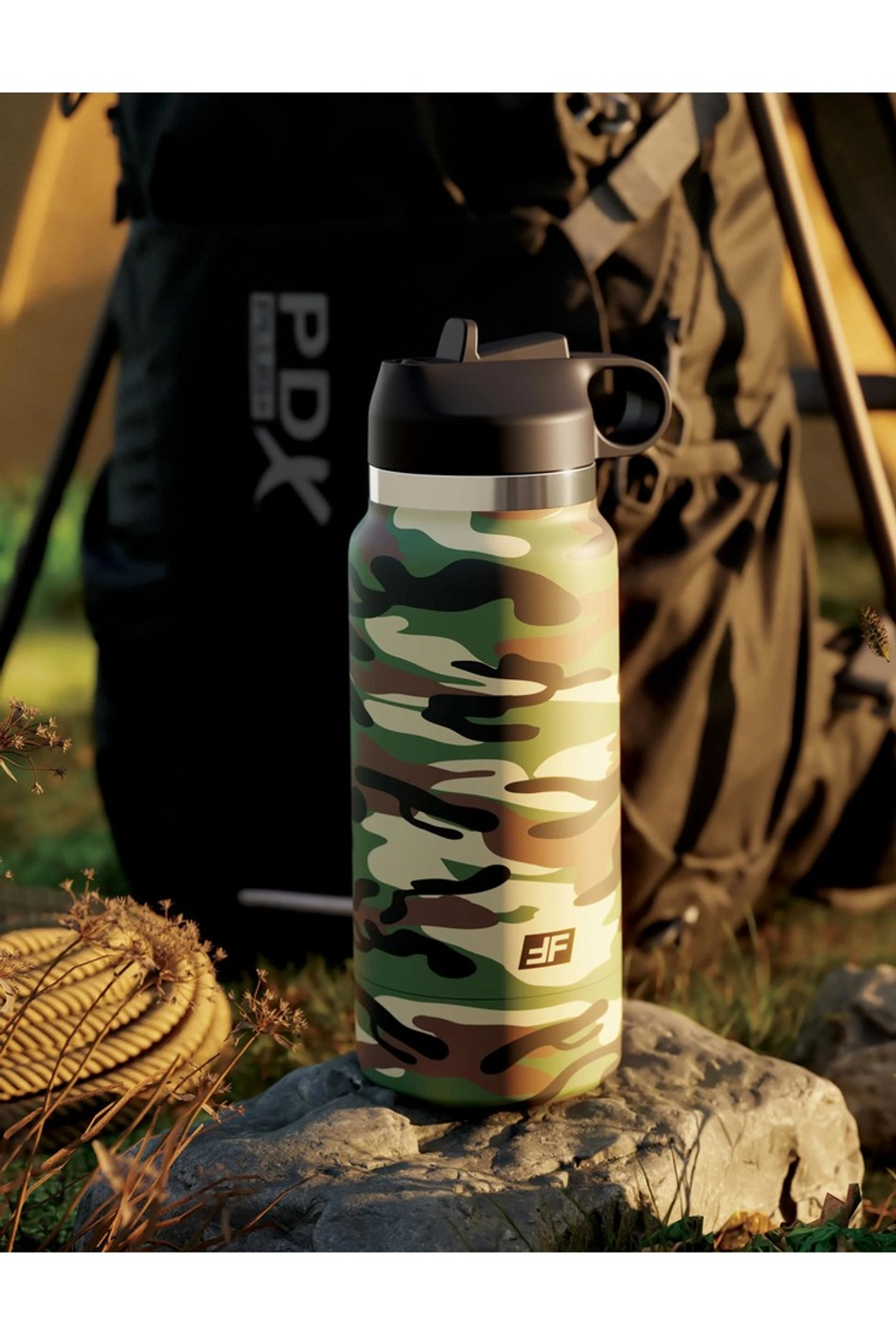 Мастурбатор в камуфляжной колбе Fap Flask