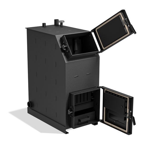 Твердотопливный котел длительного горения Huntel JET 100