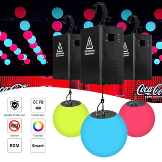 Кинетический Led шар, на 1-й лебедке