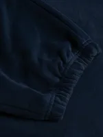 Брюки Hardlunch Logo оверсайз темно-синие