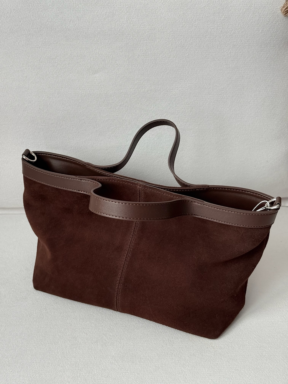 Сумка из натуральной замши