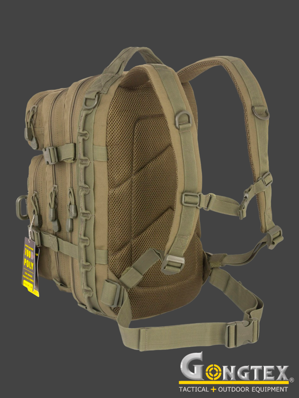 Рюкзак тактический Gongtex Small Assault II, 25 л (GB0396). Олива