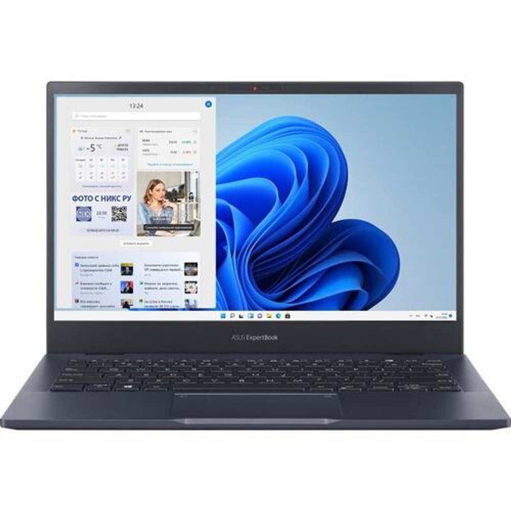 Ноутбук Asus Expertbook B5302CEA-KG0482W Core i5 1135G7 8Gb SSD512Gb Intel Iris Xe graphics 13.3&amp;quot; OLED FHD (1920x1080) Windows 11 black WiFi BT Cam 90NX03S1-M06180