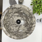 Каменная раковина из мрамора Drum Doreng DM-00966 (40*40*15)