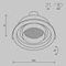Встраиваемый светильник Maytoni Technical Downlight Atom DL113-GU10-01-RD-B