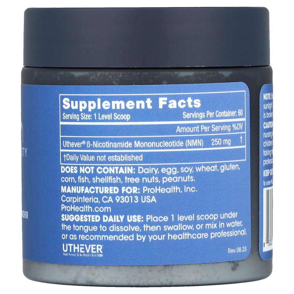 ProHealth Longevity, NMN Pro ™, чистый порошок NMN, 15 г