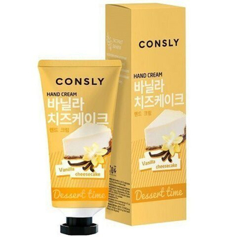 Крем для рук с ароматом ванильного чизкейка Consly Dessert time vanilla cheese, 100 мл