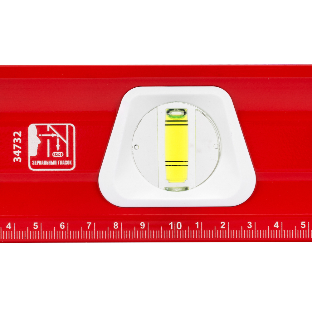 Уровень алюминиевый, магнит, фрезерованный, 3 глазка (1 зеркальный) двухкомпонентные рукоятки, 800 мм Matrix