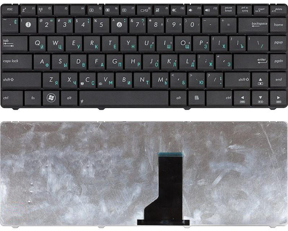 Клавиатура для ноутбука Asus N43 N43J N43JF N43JM N43JQ B43 B43E черная