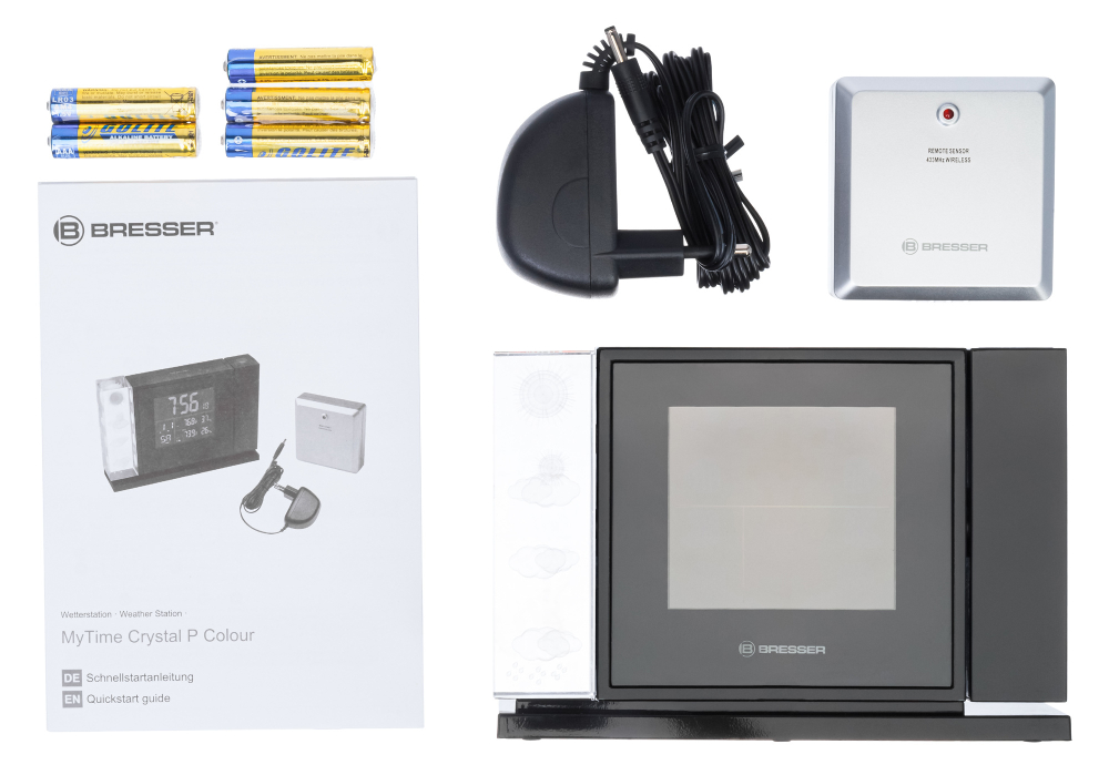Часы Bresser MyTime Crystal P с цветным дисплеем и проектором