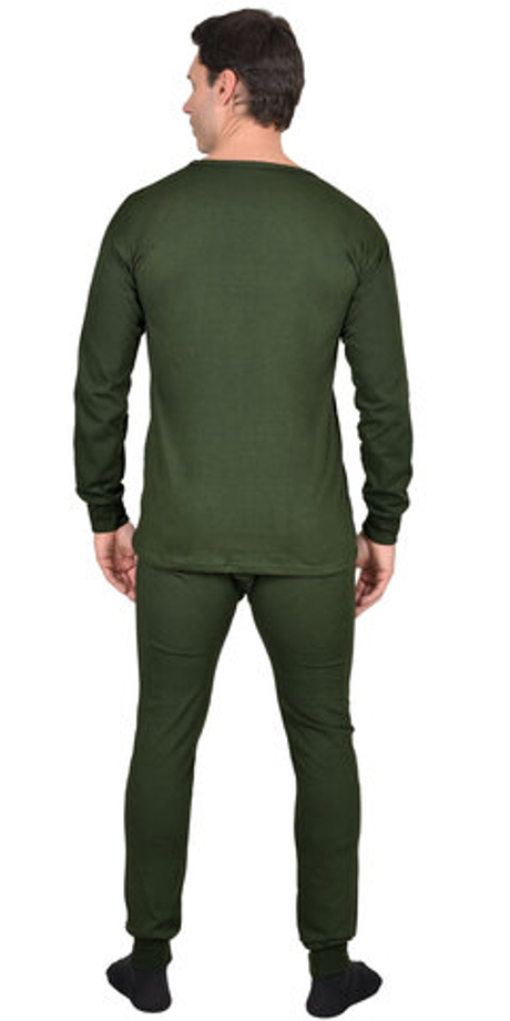 Бельё нательное трикотажное (лето) пл,180 гр/м2, оливковое,100% х/б