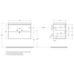 Тумба под раковину BelBagno Aurora 80 AURORA-800-2C-SO-RNN подвесная Rovere Nebrasca Nature