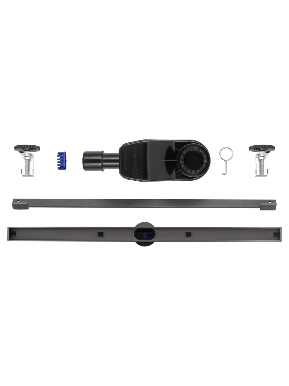 Душевой трап 60 см WONZON & WOGHAND, Темный графит (WW-65406T-GM)