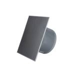 Энергосберегающий бесшумный вентилятор ММ-Р 07 UE металл квадрат 100 м³/час 5,5 Вт с обратным клапаном металл