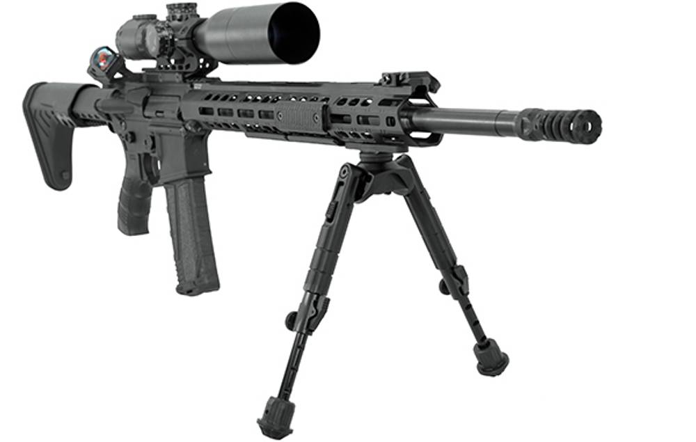 Сошки Leapers UTG 360° для установки на оружие на шину M-Lok высота от 18 до 23 см (TL-BPM01)
