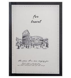 NB-57/3 Блокнот с ручкой «Записки путешественника» в коробке с замком