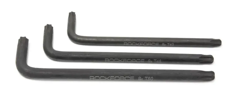 Ключ Г-образный TORX длинный с шаром T45 RockForce##Rock FORCE RF-76645BL