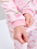 Детская пижама с брюками дПБ-91/розовый-арбузики