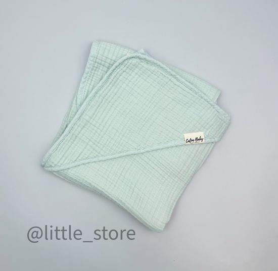 Полотенце из муслина, Мята