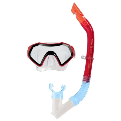 Набор для подводного плавания от 7 лет Crusader Snorkel: маска, трубка Bestway (24025)