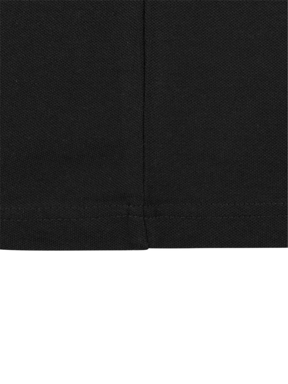 Рубашка поло медицинская женская Доктор стиль Safran Timeless, черная, размер M