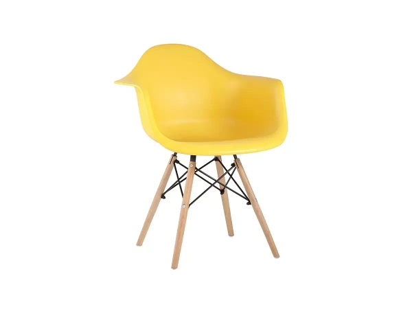 Кресло  Bari в стиле Eames DAW желтый