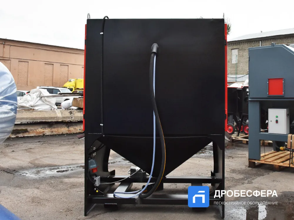 Пескоструйная камера PST КСО-135-Н-ФВР-М (4кВт) с боковой загрузкой