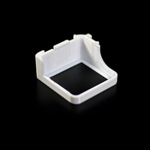 Крепление боковое для реле Matter Smart Switch B9 на динрейку, белое