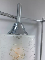 Люстра потолочная GERDA E14*5*60W хром, белый