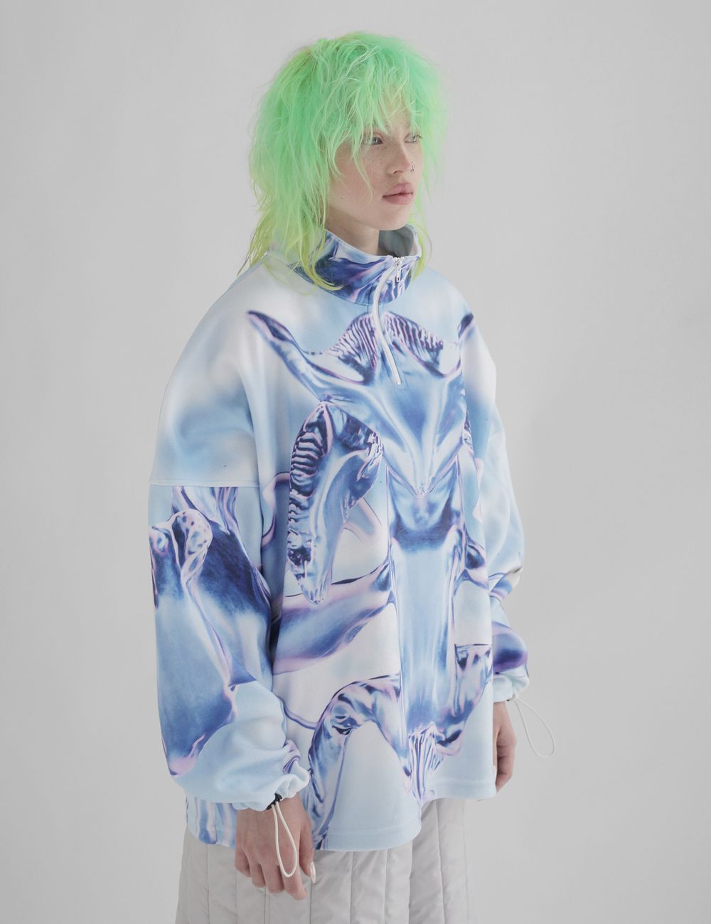 Толстовка флисовая Winter Синяя