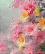 Тетрадь общая 48л.,  "Цветы за стеклом""