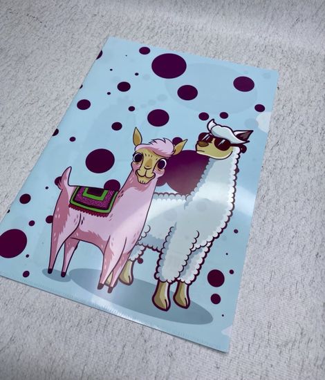 Подарочный бокс для девочки "Лама и Альпака", 5 предметов