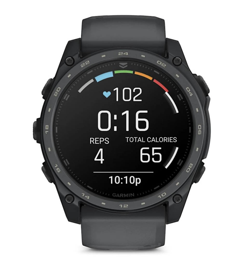 Тактические часы Garmin Tactix 8 – 51 mm, AMOLED, Cerakote Coating Includes Applied Ballistics Ultralight Solver and Slate Gray Cerakote Coating
