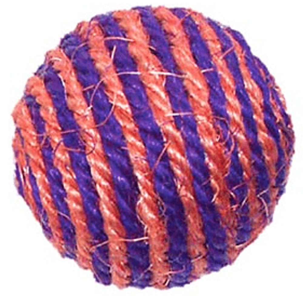 ИГРУШКА &quot;МЯЧИК С МЯТОЙ&quot; СИЗАЛЕВАЯ D6см ТМ-2006 (К-Й)