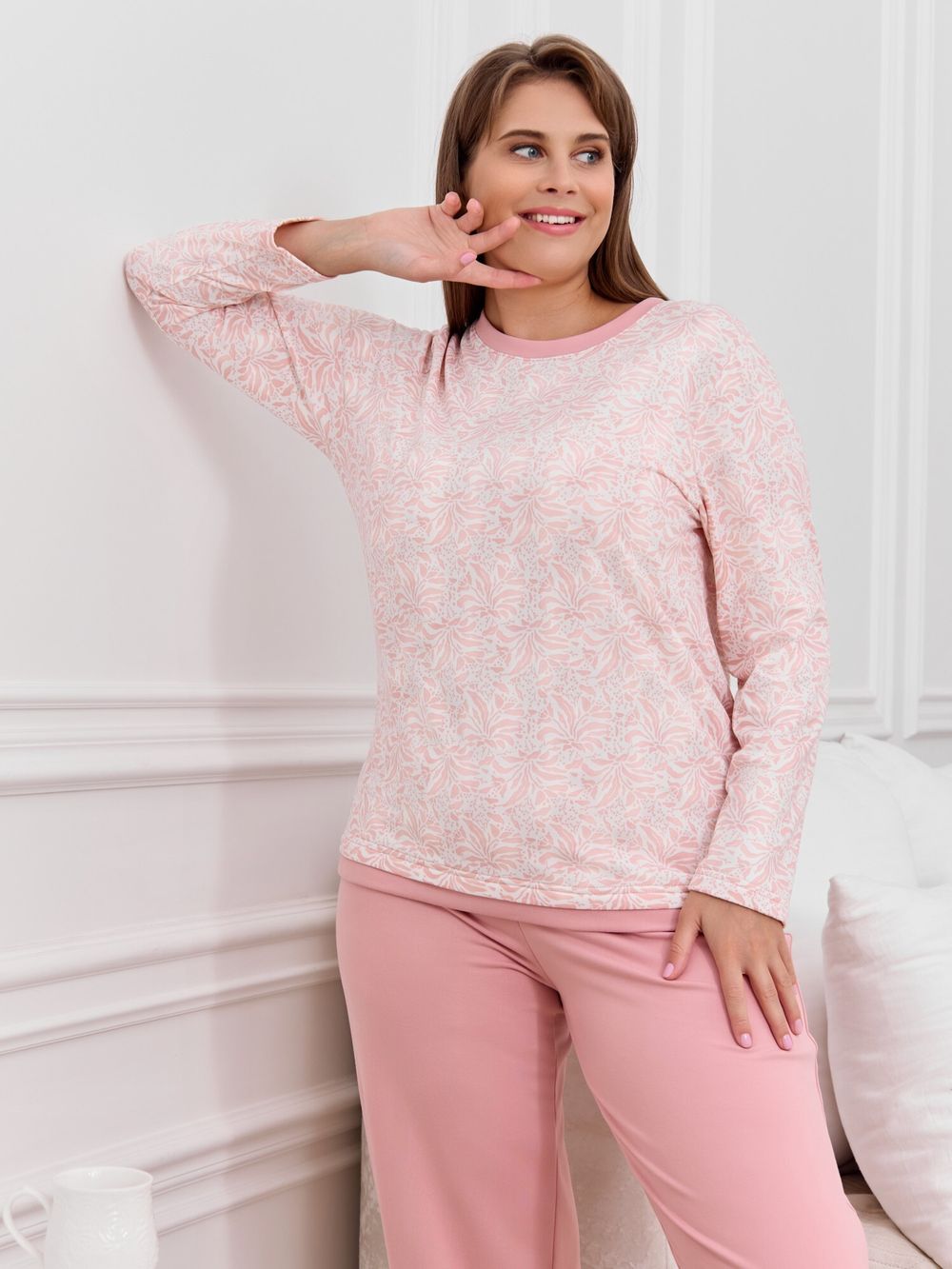 Пижама Жаккард-1 Виотекс РОЗОВЫЙ