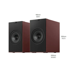 Полочная акустика KEF CODA W VINTAGE BURGUNDY EU (SP4072K2AA)